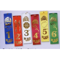 2"x8" 6th Place Stock Event Ribbons (BASKETBALL) Lapels